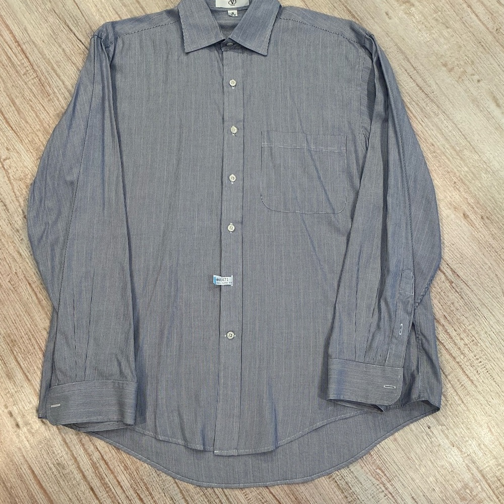 Men's Gray Valentino Button-Up Shirt